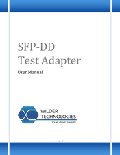 Wilder Technologies SFP-DD User Manual