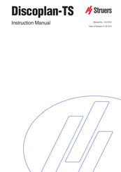 Struers Discoplan-TS Instruction Manual