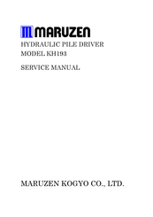 Maruzen KH193 Service Manual