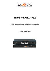 BZBGEAR BG-8K-DA12A-G2 User Manual