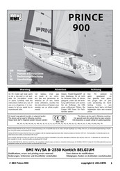 BMI PRINCE 900 Manual
