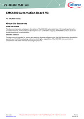 Infineon XMC4800 Automation Board-V3 Manual
