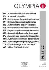 Olympia PS 55 CC Manual