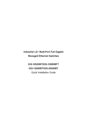 Planet IGS-12040MT Quick Installation Manual