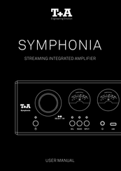 T+A Elektroakustik SYMPHONIA User Manual