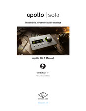 Universal Audio Apollo SOLO Manual