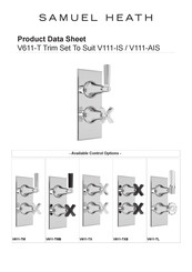 Samuel Heath V611-TM Installation Instructions Manual