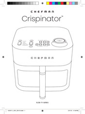 Chefman Crispinator RJ38-T1 Series Manual
