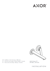 Axor Citterio C 49110001 Installation Manual