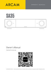 Arcam SA35 Owner's Manual