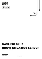 DIGITAL YACHT NAVLINK BLUE RUUVI NMEA2000 Installation And Instruction Manual