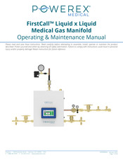 Powerex FirstCall Liquid x Liquid Operating & Maintenance Manual