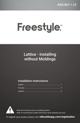 Freestyle Lattice Installation Instructions Manual