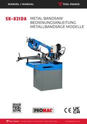TOOL FRANCE PROMAC SX-821DA Manual