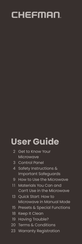 Chefman RJ55-11 Series User Manual