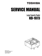 Toshiba KD-1073 Service Manual