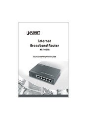 Planet XRT-401B Quick Installation Manual