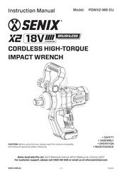 Senix PDWX2-M6-EU Instruction Manual