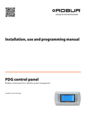 Robur ODSP057 Installation, Use And Programming Manual