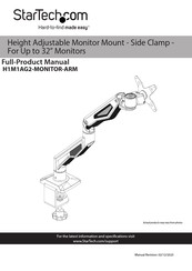 StarTech.com H1M1AG2-MONITOR-ARM Product Manual