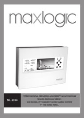 Maxlogic ML-1280 Operating And Maintenance Manual
