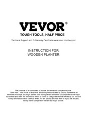 VEVOR HL12076 Instructions Manual