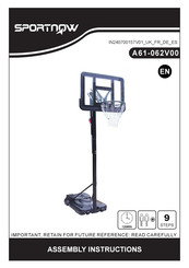 SPORTNOW A61-062V00 Assembly Instructions Manual