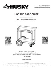 Husky HOUTDOORCART Use And Care Manual