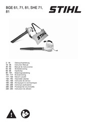 Stihl BGE 61 Instruction Manual