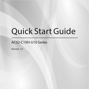 ZKTeco AC02-C1 H-U10 Series Quick Start Manual