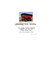 brent GRAIN TRAIN 657 Manual