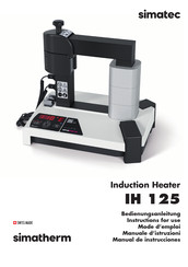 Simatec simatherm IH 125 Instructions For Use Manual