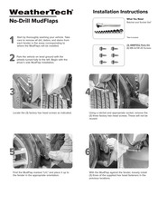 Weathertech 110154-120154 Installation Instructions
