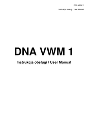DNA VWM 1 User Manual