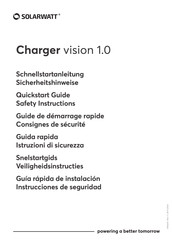 solarwatt Charger vision 1.0 Quick Start Manual