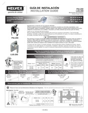 Helvex PIA-200 Installation Manual