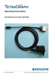 SENZIME TetraGraph Xcom SEN 2010 Operating Instructions Manual