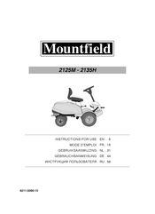 Mountfield 2135H Instructions For Use Manual