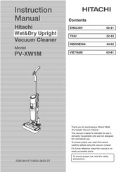 Hitachi PV-XW1M Instruction Manual