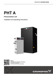 Grundfos PHT A-D150 Installation And Operating Instructions Manual