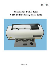 HAPRO Mountbatten Brailler Tutor Visual Manual