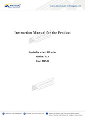 MYACTUATOR RH 32 Instruction Manual