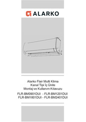 Alarko Flair FLR-BM1201DUI Installation And User Manual