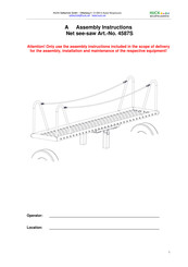 Huck 4587S Assembly Instructions Manual