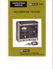 BK Precision 520B Instruction Manual
