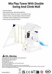Axi Mia Play Tower With Double Swing And Climb Wall Instruction Manual
