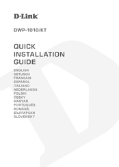 D-Link DWP-1010KT Quick Installation Manual