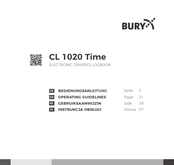 BURY CL 1020 Time Operating Manuallines