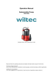 WilTec 65332 Operation Manual
