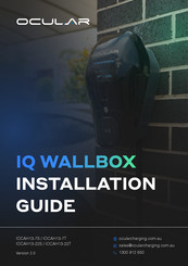 Ocular IQ WALLBOX IOCAH13-7T Installation Manual